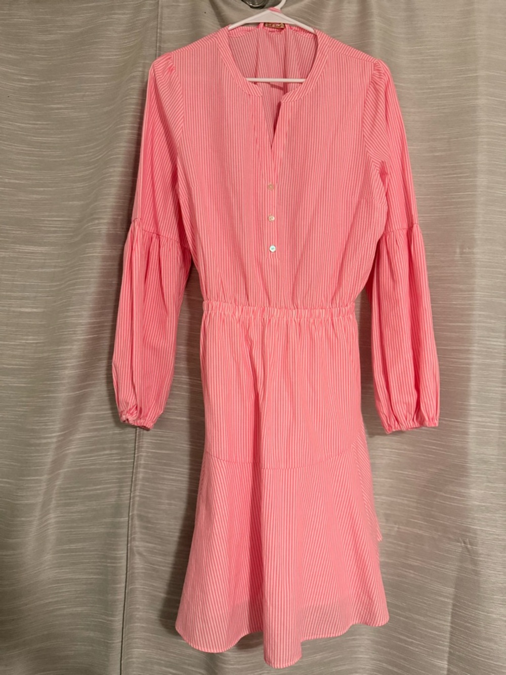 Lilly Pulitzer Carla Long Sleeve dress in Pink Harbor Stripe, size 10